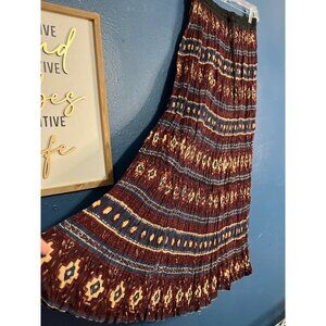 Sale! Vintage 1990s Boho Maxi Skirt